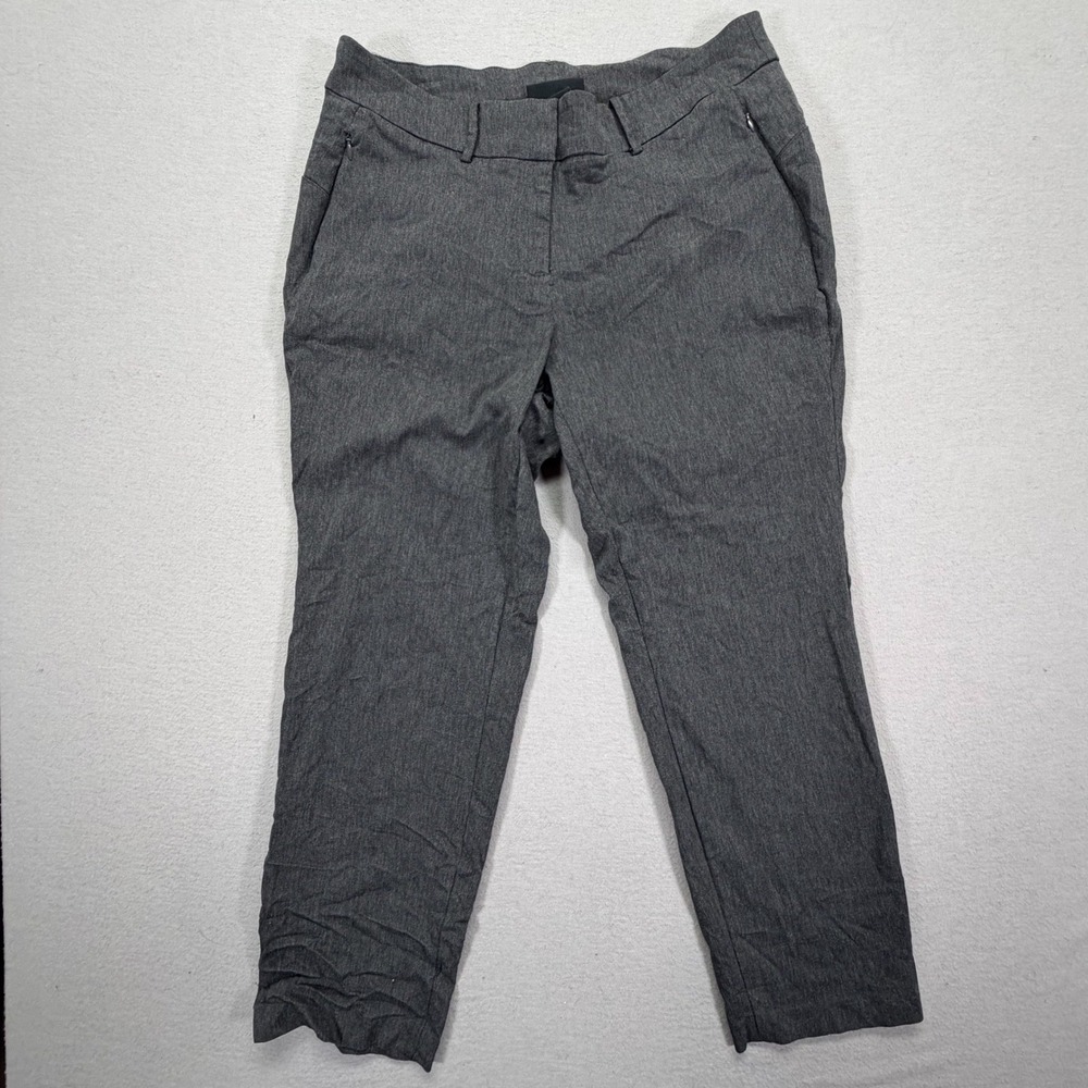 Lane Bryant Womens Dress Pants Straight‎ Gray Stretch Pockets 18R